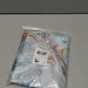 senya Marble Cloth Napkin Abstract Turquoise Marble Dreamy Cloth Napkin Set of 6 Washable Reusable Polyester for Family Dinner Party Holiday