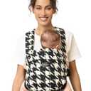Momcozy Baby Carrier with Hip Seat, 2-in-1 Forward-Facing Carry for Active Babies, Detachable Hands-Free Infant Carrier up to 44lbs, All Seasons Toddler Carrier Fits Waist Sizes up to 45 Inches, Black
