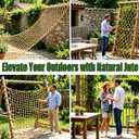 Climbing Cargo Net, Safety Nets Cargo Rope Ladder Truck Trailer Heavy Duty Netting Balcony Banister Stair Protection Fence Decor Mesh Nets Netting,Netting Grid Rail Playground Indoor Outdoor, 3.3X9.9FT