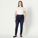 Amazon Essentials Women's Stretch Denim Mid-Rise Pull-On Skinny Jegging, 20 Long