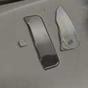 Grille Insert Compatible with 2014-2015 GMC Sierra 1500 BASE/SLE/SLT Silvery Grill Overlay Grill Covers Inserts Plastic(ABS) 4Pcs