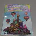 Smasiagon Scratch Paper Art Set for Kids: 60 Pcs Magic Black Scratch Off Art Crafts Kits Colorful Drawing Toys for 3-12 Year Old Girls Boys Halloween Party Favor Game DIY Birthday Christmas Gift