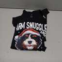 Bernedoodle Christmas Dog Breed Warm Snuggles and T-Shirt for Men Women Kids XL, Black