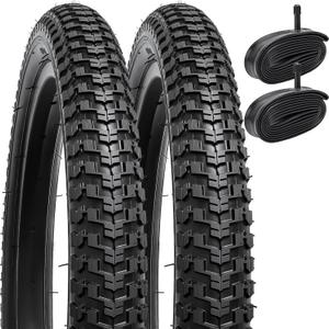 YUNSCM 2-PCS 16" Kid Bike Tires 16x1.95/53-305 Compatible with Road/Stroller Bike 16x1.90 16 x 1.95 16x2.0 Bicycle Tires (Y-1103)