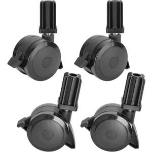 70360 Locking Caster with Insert for Weber Spirit E-310 S-310 Genesis E-320 S-320 Summit E-450 for Weber Grill Replacement Wheels, 4 Pack Wheels for Weber Genesis Grill Parts (2007-2011)