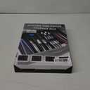 Fu Store Silverware Drawer Organizer DIY Customize Expandable Utensil Tray for Kitchen Upgraded Flatware Cutlery Holders Adjustable Plastic Tableware Storage for Spatula Spoons Forks Knives (Black)