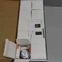 LightingWill 2 Inch Recessed Lighting, Smart WiFi LED Downlight, 5W LED Ceiling Light Compatible with Alexa/Google Assistant, Dimmable RGB & 2700K6500K, 120V with Driver, Black Trim (10 Pack)