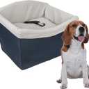 PetSafe Happy Ride Dog Safety Car Seat, Navy
Rigid Frame, No Tools, Quilted Liner and Pillow, Machine Washable Cover, Fits Bucket or Bench Seats, Dogs Up to 30 Lb