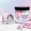 Positive Nail Polish Affirmation Jar, 60 Confidence Boost Notes for Teen Girls & Women, Cute Stuff for Teen Girls, Birthday Gifts & Valentines Day Gift Daughter, Grandaughter, Sister, Kids Girl