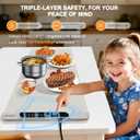 Extra Large Food Warming Mat 36"x16" Graphene Heating | 11 Temp Settings & 6 Heating Modes with Timer & Child Lock Perfect for Kitchen, Camping & Buffets | Ideal Gift for Family Gatherings & Christmas