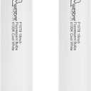 18 Inch F15T8/CW Fluorescent Light Bulb, 4100K Cool White, T8 15 Watts Fluorescent Bulb, Replacement Tube for Counter and Cabinet Fixture, G13 Base - 2 Pack