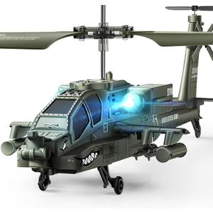 SYMA RC Helicopters, S51H Remote Control Helicopter 2.4GHz Military Army Toys for Boys Girls Kids with Altitude Hold, One Key Take Off/Landing, LED Light, Low Battery Reminder