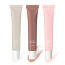 3 x 3Pcs Summer Lip Glossy Butter Balm Set, Instant Moisture Sheer Tint, Non-Sticky, Conditioning Formula to Soothe & Repair Dry, Chapped Lips, Jelly Lip Stain with Natural Scent (#1+3+4, 3Pcs)