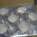 BORPEIN (12 Pack x 12 Sets) Cupcake Containers,Sturdy Strong Cupcake Boxes for 12 Cupcakes,Clear Disposable Cupcake Trays/Containers/Holders