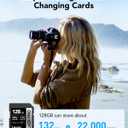 Lexar 128GB (2-PK) Professional Silver PRO SD Card, UHS-II, C10, U3, V60, Full HD, 4K, up to 280MB/s Read SDXC Memory Card, for Photographer, Videographer, Enthusiast (LSDSIPR128G-B2NNU)