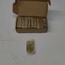 Door Hinges Polished Brass 3.5 Inch Interior Hinges 5/8" Radius - 18 Pack