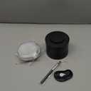 Nessus Reusable Kit for Nespresso Pods Vertuo, Reuse Old Coffee Pods for Nespresso Vertuo: 100 Pcs Aluminum Foil Seal Lid, Holder, Brush, Refillable Vertuo Plus Next Capsule Machine (No Pods Come) (Black)