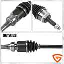 Front CV Axle Shaft Assembly Fits for Toyota Camry 2002-2009, for Highlander 2001-2007, for Solara 2004-2008, L4 2.4L, 66-5245, 66-5247, 4341006221, 4341006231, 4341006460, 4341006570