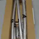 Brushed Nickel Curved Shower Curtain Rod 33-78 Inches Adjustable Splicing Design Curved Shower Rods Round Shower Curtain Rod Rust Proof Stainless Steel Curved Shower Rods For Bathroom Need to Drill 