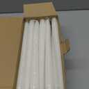 48 Pack White Taper CandlesTaper Candles 10 Inch DriplessUnscented & Smokeless Candlesticks Bulk7-8 Hours Long Burning Tall CandlesIdeal for Christmas Weddings Parties Dinner