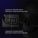 Skull Speaker Wireless Portable Unique Skeleton Bluetooth Speakers Halloween Decorations for Gift Party Supports TF/USB Drive/AUX