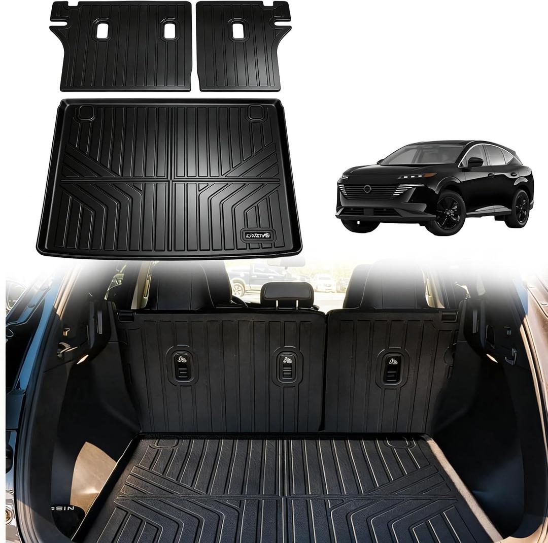 Cargo Liners with Backrest Protection for 2025 2026 Nissan Murano TPE All Weather Protection Trunk Mat Covering The backrest Accessories