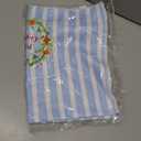 WUCHJ Christmas Wreath Kitchen Towels, Floral Wreath Christmas Hand Towels for Bathroom, Preppy Xmas Blue and White Striped Holiday Decorative Dish Tea Towel, 16x24 Inch