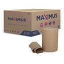 Maximus X1112 Heavyweight 10" Recycled Paper Towels with Superior Absorbency, Natural Commercial Paper Towels Rolls Suitable for Office, Restaurant, and Healthcare Facilities, 6 Rolls Per Case