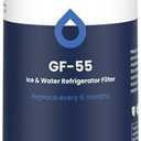 GLACIER FRESH Replacement for Bosch 11025825 Ultra Clarity Pro Refrigerator Water Filter BORPLFTR50, Compatible with KWF 2000, 12028325, 11032531, BORPLFTR50, WFC100MF, B36CT80SNS, B36CL80ENS (1 Pack)
