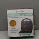 Baker's Friend Multi Mini Waffle Maker Machine, 6 x 3'' Small Waffle Iron, Perfect for Families and Individuals Use, Excellent Choice for Breakfast Brunch Parties & Events, Aqua