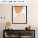 MCS Canvas Float Frames 24x30 Frame, Black Frame for Finished Canvases, Vertical & Horizontal Wall Hanging Large Frame with Adhesive for Canvas Paintings (1-Pack), 24x30 Without Mat