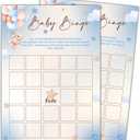 YSTEP We Can Bearly Wait 30 Baby Bingo Fill-in Game Cards, Gender Reveal Party Supplies Favors (5"x7") - F04