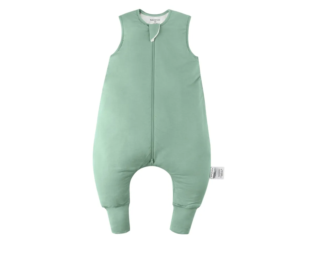 BubblePanda Toddler Sleep Sack with Feet 12-24 Months 100% Cotton Wearable Blanket with Legs 1t-2t Baby Sleep Bag Walker 0.5 Tog Summer Lightweight Thin Soft 2-Way Zipper XL