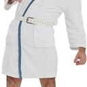 Threads Men's Robe Cotton Blend Knit Bathrobe