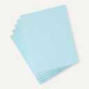 Amazon Basics 30% Recycled Color Copy Paper, 8.5" x 11", 20lb, Pastel Blue, 500 Sheets