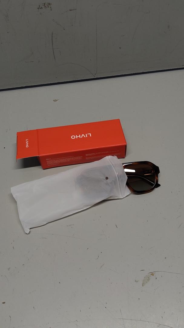 livho Trendy Polarized Square Aviator Sunglasses Women Men Square Eyewear Frame, Retro Sun Glasses for Women Men 2025 Shades