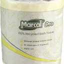 Marcal Pro Bulk Toilet Paper, 2-Ply, 500 Sheets, 100% Recycled, Individually Wrapped, 96 Rolls (AMZN-4131)