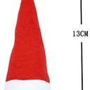 2 x FINGOOO Mini Red Santa Hats,30 Pieces Christmas Hat for Crafts 2.8 x 5 Small Santa Hats for Xmas Party Table Dinner Decorations
