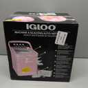 Igloo Portable Ice Maker with Handle & Scoop- Countertop Ice Maker with LED Control Panel & 1.5 Qt Water Tank- Ice Maker Produces 26 Lb Of Ice In 24 Hours With 9 Large or Small Cubes In 7 Minute -Pink
