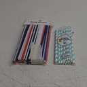 Party Straws Prajitas Flexibles 125 CT and Paper Straws 24 Ct