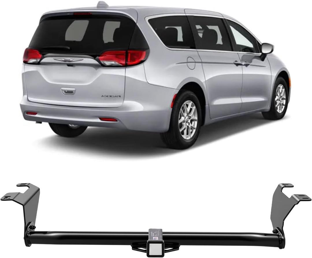 Class 3 Trailer Hitch 2-Inch Receiver Compatible with 2017-2026 Chrysler Pacifica, 2020-2026 Chrysler Voyager, 2024-2026 Grand Caravan, 4,000 lbs GTW