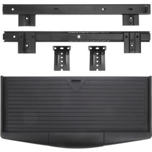 VILLCASE Keyboard Tray Under Desk, Pull Outkey Board Tray for Desk with Drawer C Clamp, 19.6" x 9" Slide-Out Mouse Computer Platform for Home Study Office