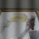 Modern Decoration Wall Sconce Mid Century with White Milk Glass Vintage Industrial Wood Wall Light Hardwired Smoke Grey Amber Farmhouse Reading Wall Lamp for Bedroom Living Room Bedside