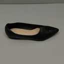 FUNKYMONKEY Black Flats Shoes for Women, Comfort Pointed Toe Slip On Work Shoes (6)