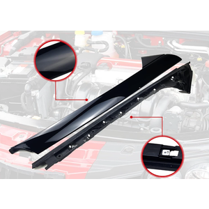 Windshield A-Pillar Molding Trim Kit Compatible with Ford Explorer 2011-2019 Replaces 926-450 926-451 4 Pcs