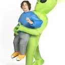 Spooktacular Creations Adults Inflatable Costumes, Alien Light-up Halloween Blow-up Costumes for Halloween Cosplay Themed Parties