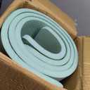 CAP Barbell High Density Exercise Yoga Mat with strap and Knee Pad 71"x24"x1/2" Sage Green