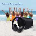 Headphone Case Compatible with Beats Studio Pro/Solo 4 / Studio 3 / Solo 3 / Picun B8 / BERIBES/JLab JBuds Lux ANC Wireless Bluetooth Noise Cancelling HeadphonesOuter Black+Inner Grey