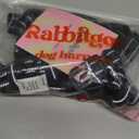 rabbitgoo Dog Harness No Pull with 2 Leash Clips, Adjustable Soft Padded, Reflective Oxford No Choke Pet Vest with Easy Control Handle for Medium Sized Dogs, Black, M