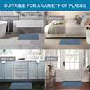 H.VERSAILTEX Bath Mats for Bathroom Non Slip Luxury Chenille Striped Bath Rug Absorbent Non Skid Fluffy Soft Shaggy Rugs Washable Plush Carpet Mats for Bath Room, Tub